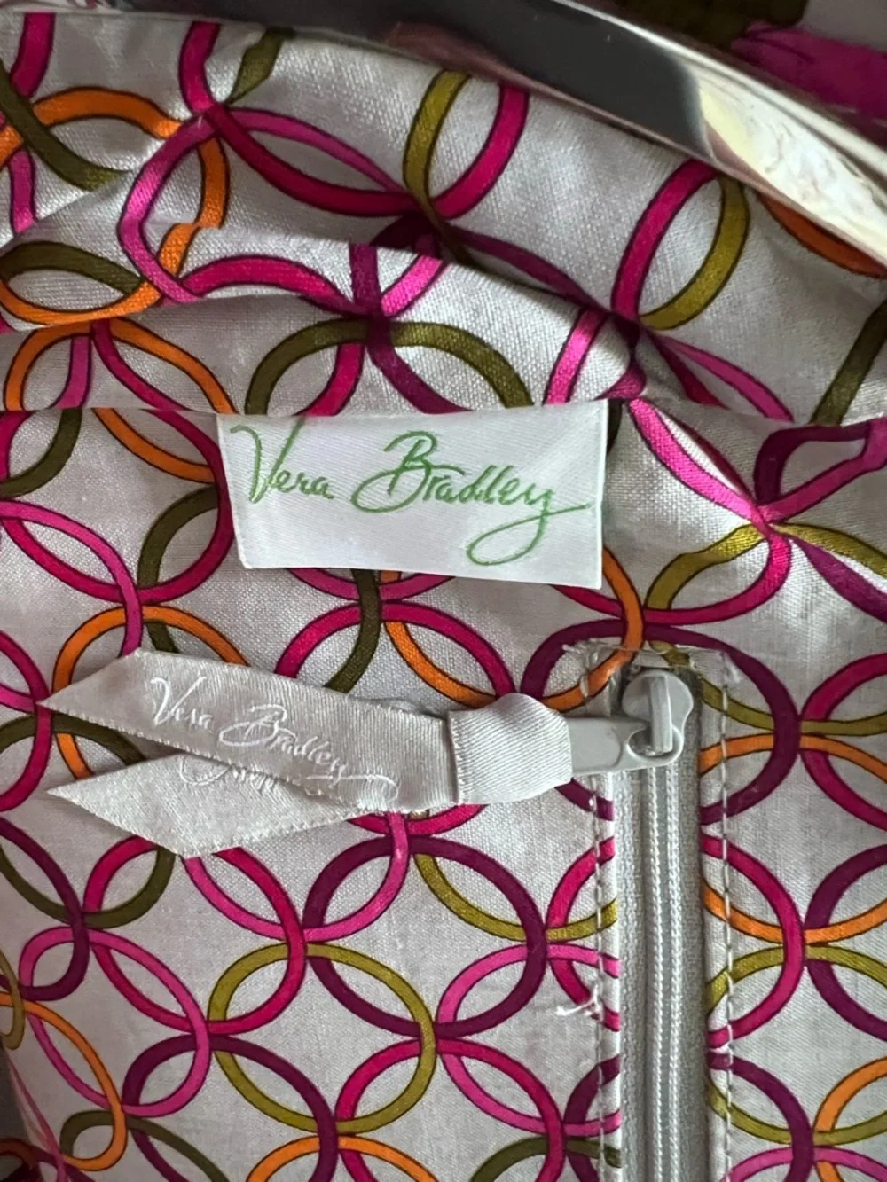 Vera Bradley Eloise Shoulder Bag Priscilla Pink Pattern